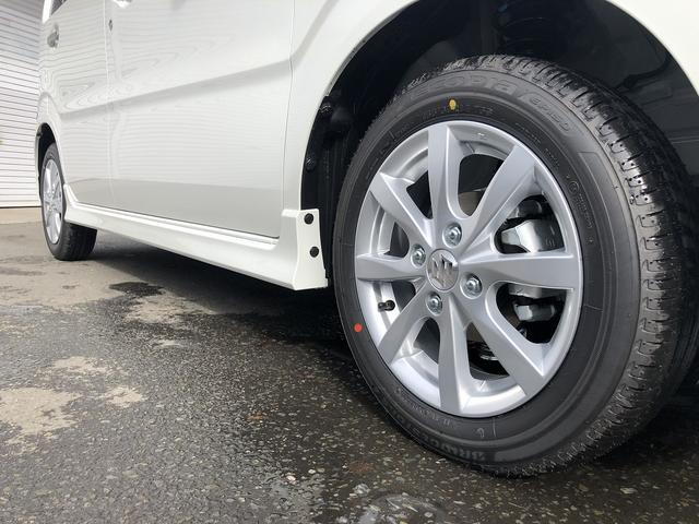 ワゴンＲカスタムＺ ハイブリッドＺＸ　登録済未使用車　デュアルカメラサポートブレーキ　ＬＥＤオートライト＆フォグ　シートヒーター　ＵＳＢ充電　１４インチＡＷ　Ｐソナー　ＡＣＣ　前後誤発進抑制　車線逸脱警報　ふらつき警報　ハイビームアシスト（17枚目）