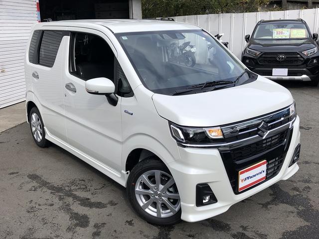 ワゴンＲカスタムＺ ハイブリッドＺＸ　登録済未使用車　デュアルカメラサポートブレーキ　ＬＥＤオートライト＆フォグ　シートヒーター　ＵＳＢ充電　１４インチＡＷ　Ｐソナー　ＡＣＣ　前後誤発進抑制　車線逸脱警報　ふらつき警報　ハイビームアシスト（44枚目）