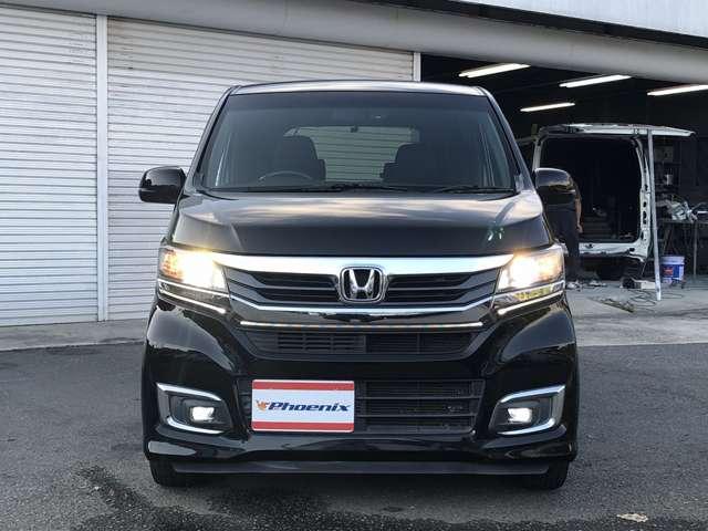 N-WGN G・ターボパッケージ スタイルアップPKG ナビ装着用スペシャルPKG SDナビ Bluetooth接続 Bカメラ 前後ドラレコ クルコン ステアSW パドルシフト ハーフレザー HIDオートライト LEDフォグ(4枚目)