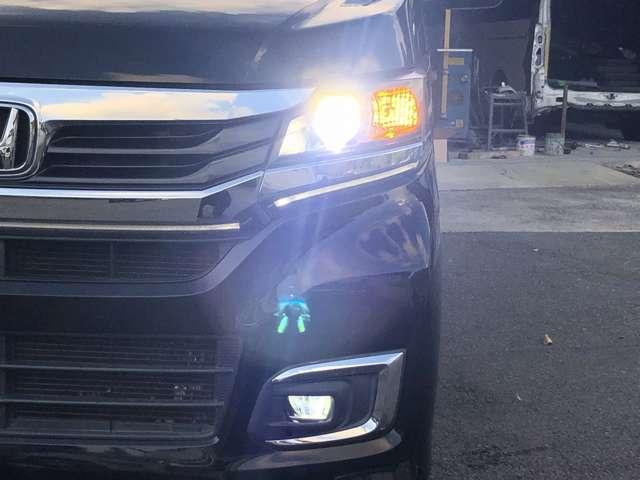 N-WGN G・ターボパッケージ スタイルアップPKG ナビ装着用スペシャルPKG SDナビ Bluetooth接続 Bカメラ 前後ドラレコ クルコン ステアSW パドルシフト ハーフレザー HIDオートライト LEDフォグ(14枚目)