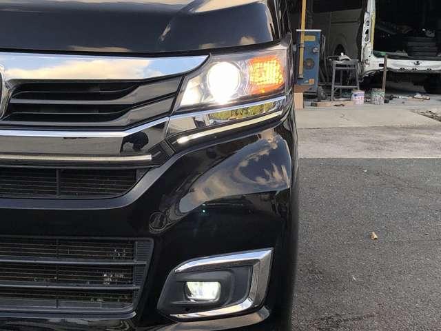 N-WGN G・ターボパッケージ スタイルアップPKG ナビ装着用スペシャルPKG SDナビ Bluetooth接続 Bカメラ 前後ドラレコ クルコン ステアSW パドルシフト ハーフレザー HIDオートライト LEDフォグ(50枚目)