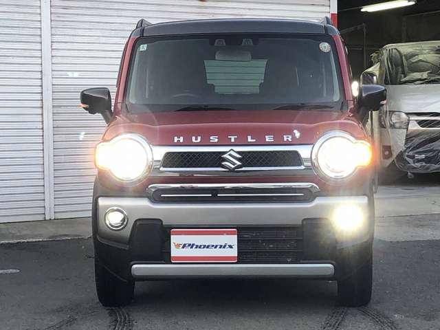 ハスラー Ｊスタイル　２トーン　ＤＣＢＳ　９インチナビ　ＢＴ・ＵＳＢ・カープレイ接続　全方位モニター　ルーフレール　Ｗシートヒーター　ＬＥＤオートライト＆フォグ　Ｐセンサー　標識認識　先行車発進　誤発進抑制　禁煙（4枚目）