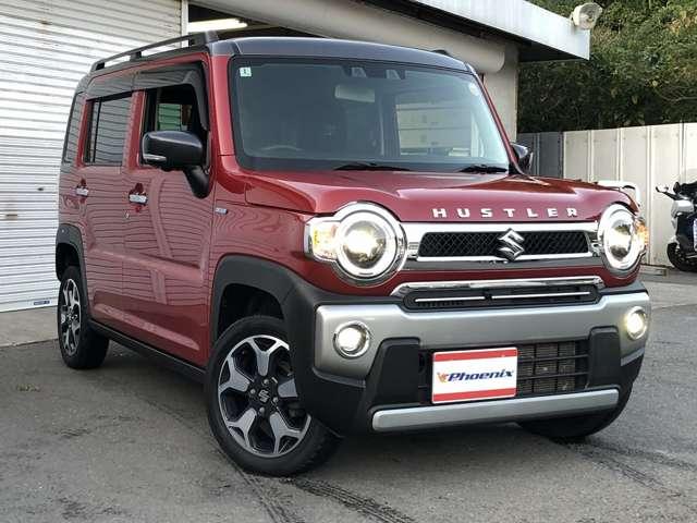 ハスラー Ｊスタイル　２トーン　ＤＣＢＳ　９インチナビ　ＢＴ・ＵＳＢ・カープレイ接続　全方位モニター　ルーフレール　Ｗシートヒーター　ＬＥＤオートライト＆フォグ　Ｐセンサー　標識認識　先行車発進　誤発進抑制　禁煙（5枚目）