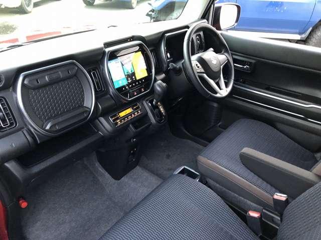 ハスラー Ｊスタイル　２トーン　ＤＣＢＳ　９インチナビ　ＢＴ・ＵＳＢ・カープレイ接続　全方位モニター　ルーフレール　Ｗシートヒーター　ＬＥＤオートライト＆フォグ　Ｐセンサー　標識認識　先行車発進　誤発進抑制　禁煙（22枚目）