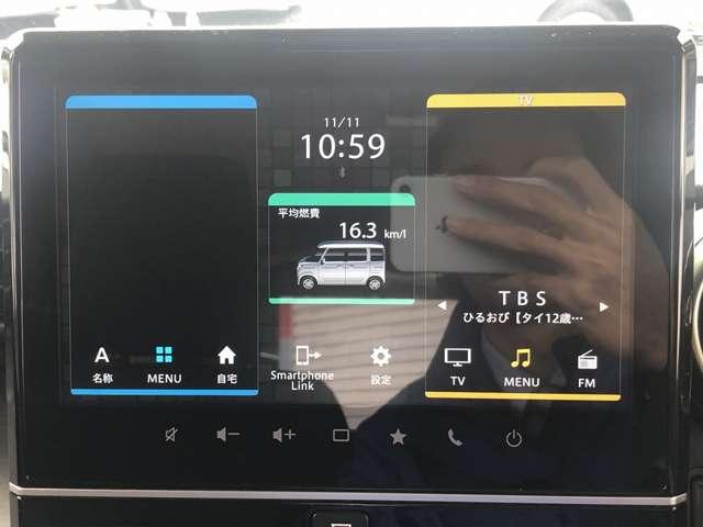 スペーシアギア ハイブリッドＸＺ　ターボ　３型　セーフティサポート　９型ナビ　フルセグ　Ｂｌｕｅｔｏｏｔｈ　カープレイ　アラウンドビューカメラ　１タッチＷパワスラ　Ｐソナー　前後ドラレコ　シートヒータ　パドルシフト　ＳＯＳコール　ＵＳＢ充電（38枚目）