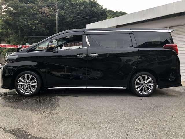 アルファード 2.5S タイプゴールド 後期 9型DAナビ BT・USB・カープレイ接続 Bカメラ セーフティセンス パワーゲート 3眼LEDオートライト&フォグ AC100V電源 1タッチWパワスラ 半革シート ウッドステア ETC2.0(10枚目)