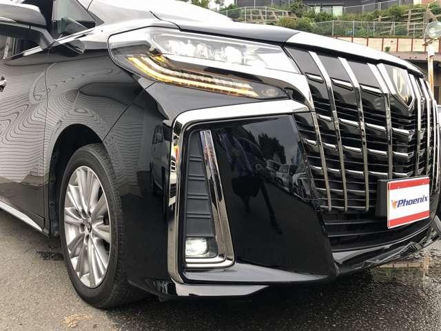 アルファード 2.5S タイプゴールド 後期 9型DAナビ BT・USB・カープレイ接続 Bカメラ セーフティセンス パワーゲート 3眼LEDオートライト&フォグ AC100V電源 1タッチWパワスラ 半革シート ウッドステア ETC2.0(56枚目)