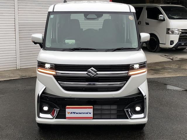 スペーシアカスタム ハイブリッドXSターボ 届出済未使用車 セーフティサポート スズキコネクト対応9インチナビ フルセグ Bluetooth接続 アラウンドビューカメラ 1タッチWパワスラ シート・ステアヒーター サーキュレータ パドルシフト(45枚目)