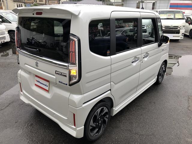 スペーシアカスタム ハイブリッドXSターボ 届出済未使用車 セーフティサポート スズキコネクト対応9インチナビ フルセグ Bluetooth接続 アラウンドビューカメラ 1タッチWパワスラ シート・ステアヒーター サーキュレータ パドルシフト(47枚目)