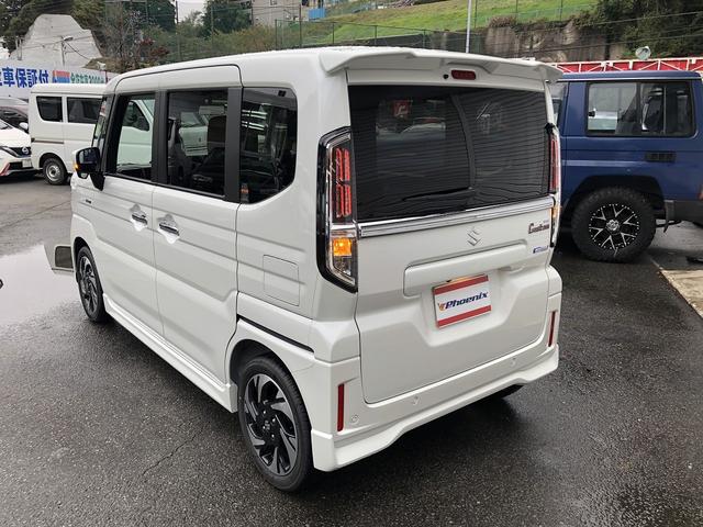 スペーシアカスタム ハイブリッドXSターボ 届出済未使用車 セーフティサポート スズキコネクト対応9インチナビ フルセグ Bluetooth接続 アラウンドビューカメラ 1タッチWパワスラ シート・ステアヒーター サーキュレータ パドルシフト(49枚目)