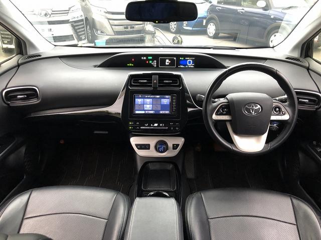 プリウス A モデリスタアップグレードスタイル セーフティセンス メモリナビ Bluetooth接続 バックカメラ 駐車支援 HUD LEDオートライト ETC ステアスイッチ Pソナー BSM レーダークルーズ(3枚目)