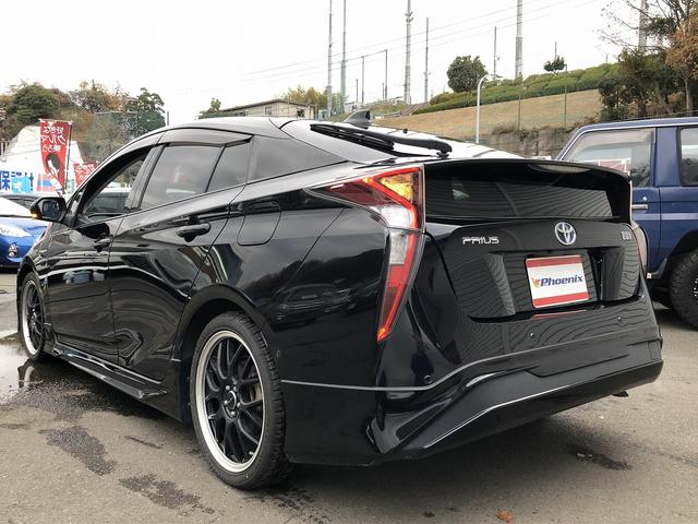 プリウス A モデリスタアップグレードスタイル セーフティセンス メモリナビ Bluetooth接続 バックカメラ 駐車支援 HUD LEDオートライト ETC ステアスイッチ Pソナー BSM レーダークルーズ(9枚目)