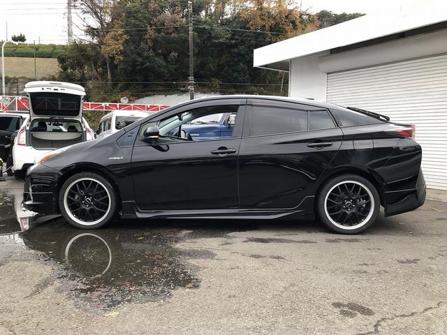 プリウス A モデリスタアップグレードスタイル セーフティセンス メモリナビ Bluetooth接続 バックカメラ 駐車支援 HUD LEDオートライト ETC ステアスイッチ Pソナー BSM レーダークルーズ(10枚目)