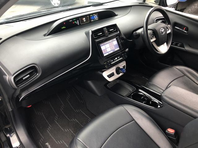 プリウス A モデリスタアップグレードスタイル セーフティセンス メモリナビ Bluetooth接続 バックカメラ 駐車支援 HUD LEDオートライト ETC ステアスイッチ Pソナー BSM レーダークルーズ(24枚目)