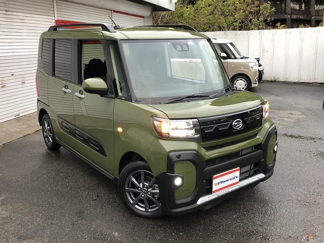 タント ファンクロス 9インチDPA BT・USB・カープレイ・HDMI接続 Bカメ スマアシ 1タッチWパワスラ LEDオートライト&フォグ シートヒーター ルーフレール 衝突回避支援 前後誤発進抑制 先行車発進お知らせ(42枚目)