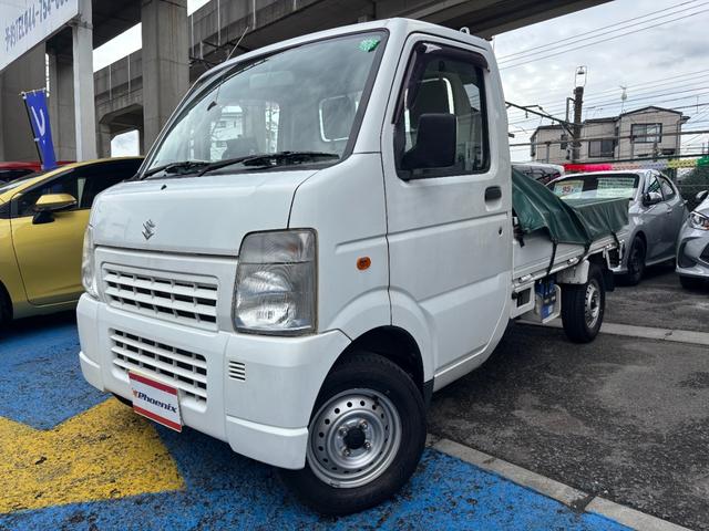 キャリイトラック ＫＵ　・修復歴無し・エアコン・パワステ・５ＭＴ・荷台シート・ユーザー買取車・ナビ・ＥＴＣ・三方開・フロアマット・バイザー（9枚目）