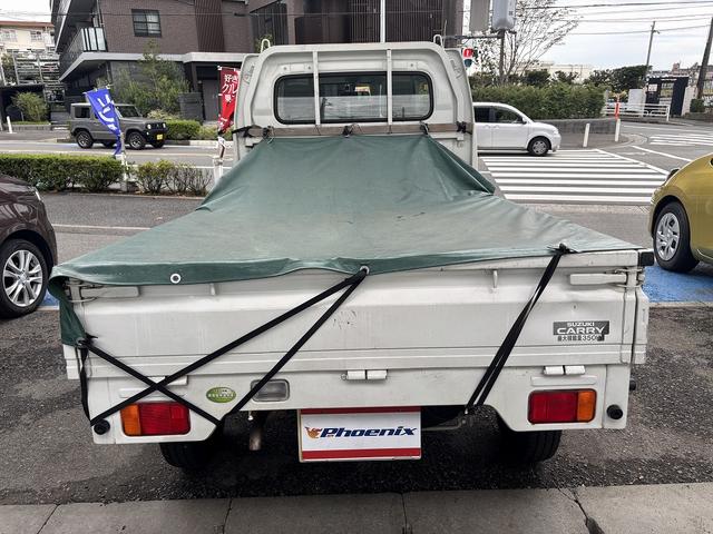 キャリイトラック ＫＵ　・修復歴無し・エアコン・パワステ・５ＭＴ・荷台シート・ユーザー買取車・ナビ・ＥＴＣ・三方開・フロアマット・バイザー（61枚目）