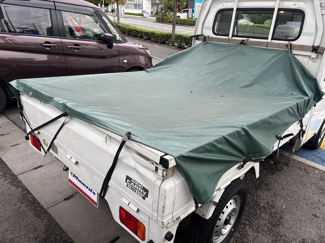 キャリイトラック ＫＵ　・修復歴無し・エアコン・パワステ・５ＭＴ・荷台シート・ユーザー買取車・ナビ・ＥＴＣ・三方開・フロアマット・バイザー（78枚目）