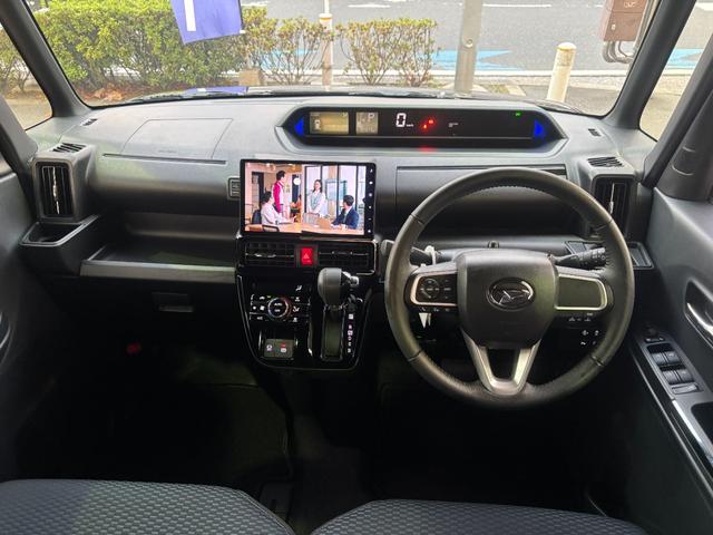タント カスタムRS ・禁煙車・純正9型ナビ・Bluetooth・フルセグ・全方位カメラ・ETC・ドラレコ・電子パーキング・両側自動ドア・衝突軽減ブレーキ・先行車発進・標識認識・車線逸脱支援・ふらつき警報・LED・Fフォグ(2枚目)