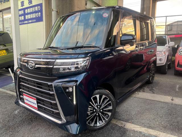 タント カスタムRS ・禁煙車・純正9型ナビ・Bluetooth・フルセグ・全方位カメラ・ETC・ドラレコ・電子パーキング・両側自動ドア・衝突軽減ブレーキ・先行車発進・標識認識・車線逸脱支援・ふらつき警報・LED・Fフォグ(8枚目)