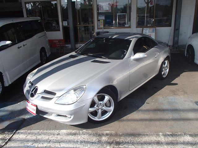 SLK350左Hディーラー車DVDナビBカメラ黒革S電動OP(2枚目)