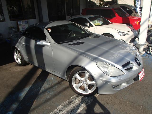 SLK350左Hディーラー車DVDナビBカメラ黒革S電動OP(3枚目)