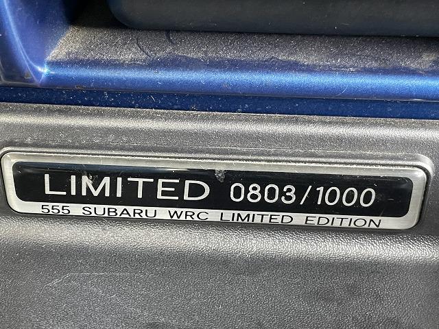 インプレッサ WRXタイプRA リミテッド 修復歴無し・特別仕様車・1000台限定車・シリアルNO803・純正エアロ・大型リアスポ・16アルミ・専用555シート・ETC・柿本改マフラー・ブリッツ車高調・タイミングベルト交換済み(3枚目)