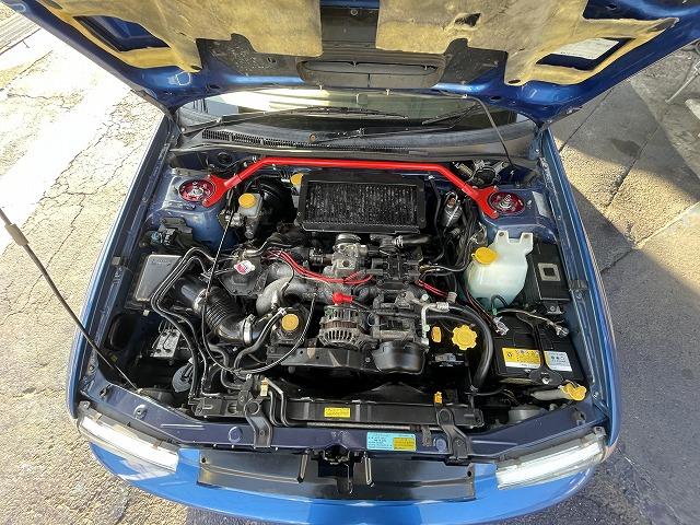 インプレッサ WRXタイプRA リミテッド 修復歴無し・特別仕様車・1000台限定車・シリアルNO803・純正エアロ・大型リアスポ・16アルミ・専用555シート・ETC・柿本改マフラー・ブリッツ車高調・タイミングベルト交換済み(4枚目)