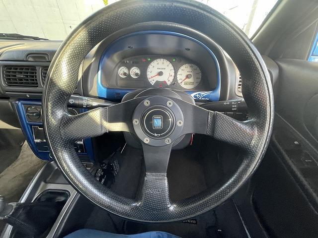 インプレッサ WRXタイプRA リミテッド 修復歴無し・特別仕様車・1000台限定車・シリアルNO803・純正エアロ・大型リアスポ・16アルミ・専用555シート・ETC・柿本改マフラー・ブリッツ車高調・タイミングベルト交換済み(23枚目)