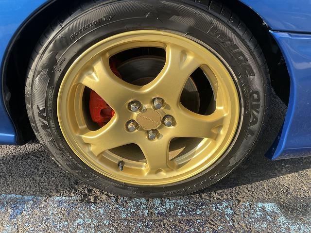 インプレッサ WRXタイプRA リミテッド 修復歴無し・特別仕様車・1000台限定車・シリアルNO803・純正エアロ・大型リアスポ・16アルミ・専用555シート・ETC・柿本改マフラー・ブリッツ車高調・タイミングベルト交換済み(53枚目)