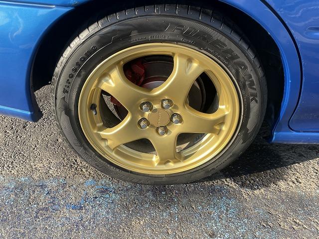 インプレッサ WRXタイプRA リミテッド 修復歴無し・特別仕様車・1000台限定車・シリアルNO803・純正エアロ・大型リアスポ・16アルミ・専用555シート・ETC・柿本改マフラー・ブリッツ車高調・タイミングベルト交換済み(54枚目)