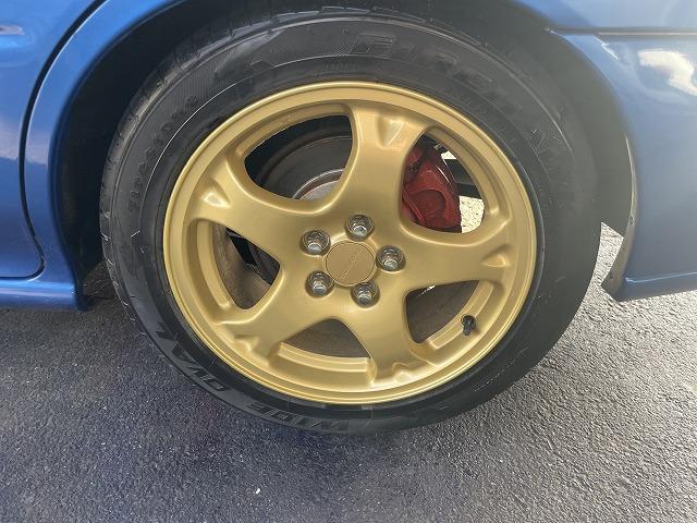 インプレッサ WRXタイプRA リミテッド 修復歴無し・特別仕様車・1000台限定車・シリアルNO803・純正エアロ・大型リアスポ・16アルミ・専用555シート・ETC・柿本改マフラー・ブリッツ車高調・タイミングベルト交換済み(55枚目)