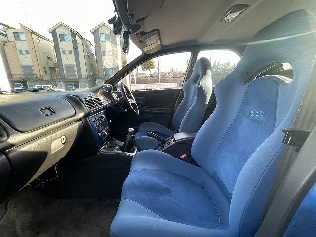 インプレッサ WRXタイプRA リミテッド 修復歴無し・特別仕様車・1000台限定車・シリアルNO803・純正エアロ・大型リアスポ・16アルミ・専用555シート・ETC・柿本改マフラー・ブリッツ車高調・タイミングベルト交換済み(78枚目)