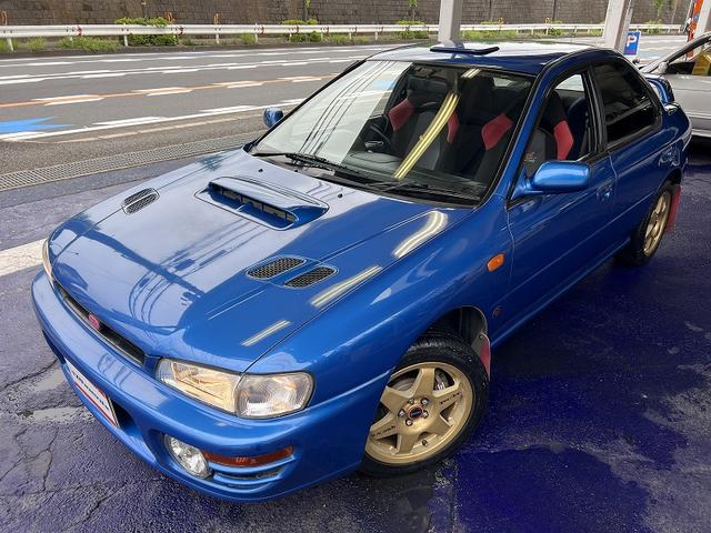 インプレッサ ＷＲＸ　ＲＡ　ＳＴｉバージョンＩＶ　Ｖ　ＬＴＤ　修復歴無し・純正５速ＭＴ・タイベル交換済み・ブリッツ車高調・スピードライン１６アルミ・フジツボマフラー・ルーフベンチレーター・ＳＴＩマッドフラップ・ＳＴＩタワーバー・ＳＴＩセミバケ・社外キーレス・（8枚目）