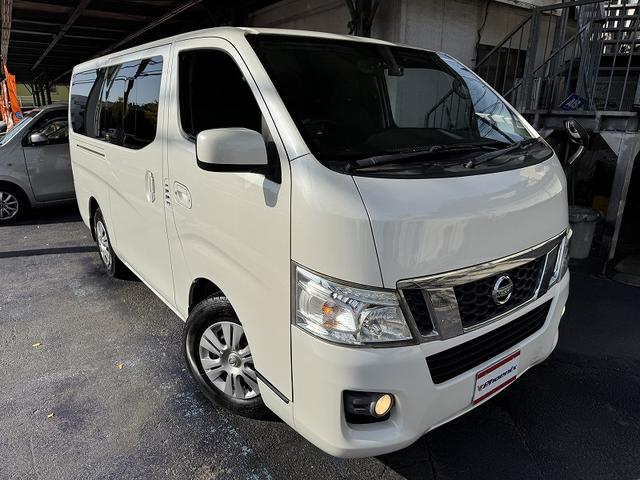 NV350キャラバンバン ロングプレミアムGX 修復歴無し・禁煙車・ナビ・バックカメラ・BT・CD・DVD・ETC・ドラレコ・リアエアコン・ベッドキット・フルフラットシート・両側スライドドア・HIDライト・スマートキー・プッシュスタート・(12枚目)