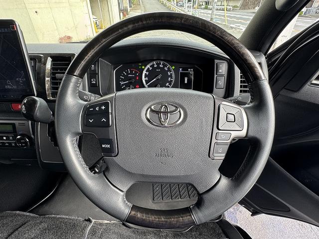 ハイエースバン スーパーGL ダークプライムII 11型ナビTV・全方位モニタ・BT・HDMI・外LEDテール・ハーモフレック足・スマートキー・黒ハーフレザーシート・ウッドコンビハンドル・WEDSアルミ・オールテレーンタイヤ・前後ドラレコ・ETC(22枚目)