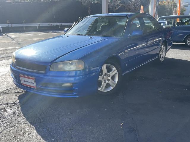 スカイライン ＧＴ　修復歴無し・純正５速ＭＴ車・純正ベイサイドブルー・タイミングベルト交換済み（２０２３．１０．１１．２０２８２６ｋｍ時）・ＭＯＭＯステアリング・柿本改マフラー・ＥＴＣ・（8枚目）