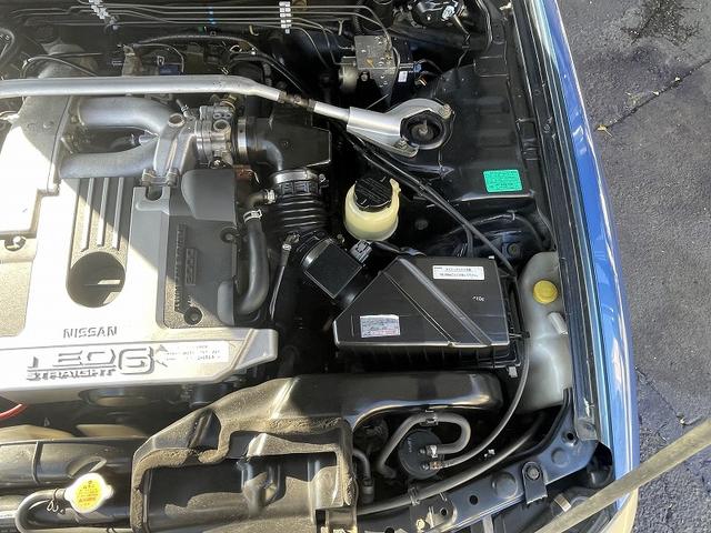 スカイライン ＧＴ　修復歴無し・純正５速ＭＴ車・純正ベイサイドブルー・タイミングベルト交換済み（２０２３．１０．１１．２０２８２６ｋｍ時）・ＭＯＭＯステアリング・柿本改マフラー・ＥＴＣ・（19枚目）