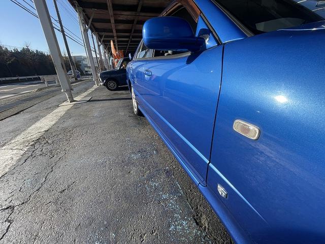 スカイライン ＧＴ　修復歴無し・純正５速ＭＴ車・純正ベイサイドブルー・タイミングベルト交換済み（２０２３．１０．１１．２０２８２６ｋｍ時）・ＭＯＭＯステアリング・柿本改マフラー・ＥＴＣ・（44枚目）