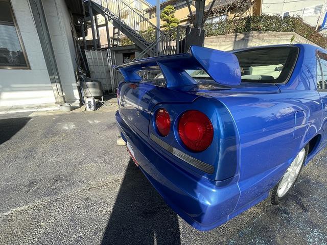 スカイライン ＧＴ　修復歴無し・純正５速ＭＴ車・純正ベイサイドブルー・タイミングベルト交換済み（２０２３．１０．１１．２０２８２６ｋｍ時）・ＭＯＭＯステアリング・柿本改マフラー・ＥＴＣ・（58枚目）