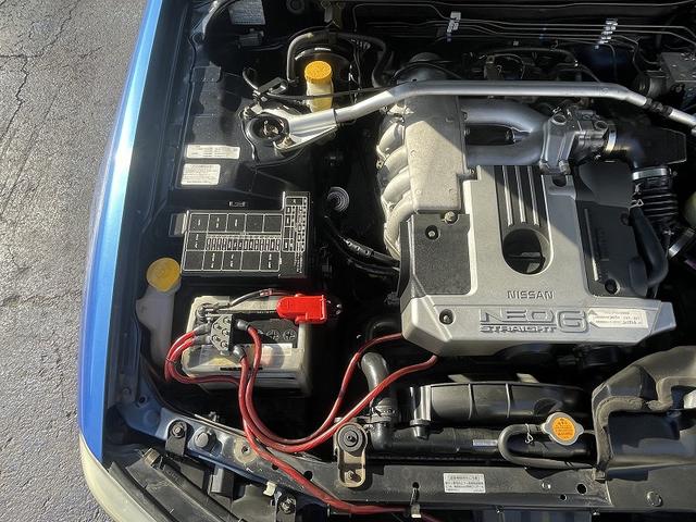 スカイライン ＧＴ　修復歴無し・純正５速ＭＴ車・純正ベイサイドブルー・タイミングベルト交換済み（２０２３．１０．１１．２０２８２６ｋｍ時）・ＭＯＭＯステアリング・柿本改マフラー・ＥＴＣ・（67枚目）