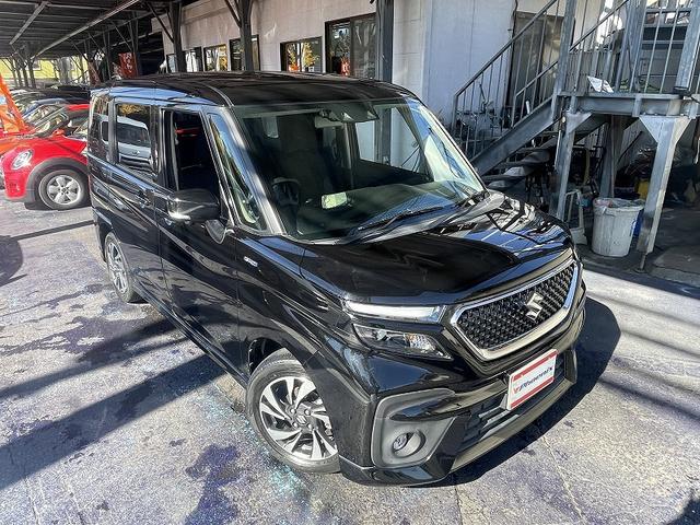 ソリオバンディット ハイブリッドＭＶ　禁煙車・９インチナビ・フルセグ・全方位カメラ・ＢＴ・ＣＤ・ＤＶＤ・ＥＴＣ・デュアルカメラブレーキサポート・レーダークルーズ・両側パワースライドドア・シートヒーター・ヘッドアップディスプレイ・ＣＶＴ・（12枚目）