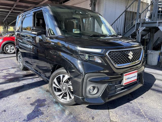 ソリオバンディット ハイブリッドＭＶ　禁煙車・９インチナビ・フルセグ・全方位カメラ・ＢＴ・ＣＤ・ＤＶＤ・ＥＴＣ・デュアルカメラブレーキサポート・レーダークルーズ・両側パワースライドドア・シートヒーター・ヘッドアップディスプレイ・ＣＶＴ・（13枚目）