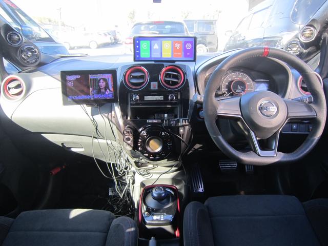 ノート e-パワーニスモ S フルエアロ・ローダウン・ドラレコ・ETC・LEDライト・LEDウインカー・360度カメラ・AppleCarplay・AndroidAuto・エンジンスターター・サブウーファー・カロッツェリアスピーカー(10枚目)