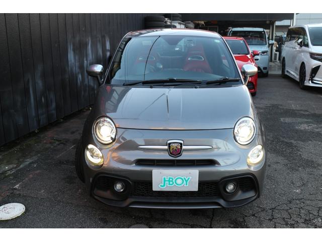 アバルト595 ツーリズモ 赤革シート パドルシフト スポーツモード パイオニアナビ DTV 前後ドライブレコーダー ETC リアバックセンサー(3枚目)