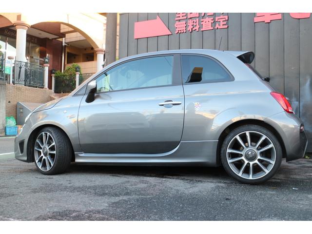 アバルト595 ツーリズモ 赤革シート パドルシフト スポーツモード パイオニアナビ DTV 前後ドライブレコーダー ETC リアバックセンサー(5枚目)