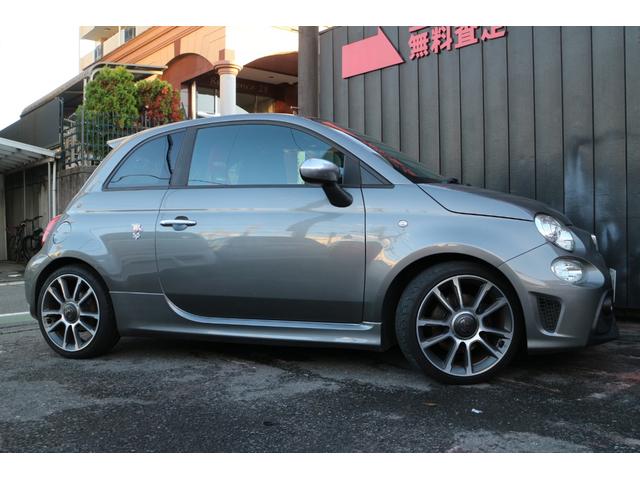 アバルト595 ツーリズモ 赤革シート パドルシフト スポーツモード パイオニアナビ DTV 前後ドライブレコーダー ETC リアバックセンサー(9枚目)