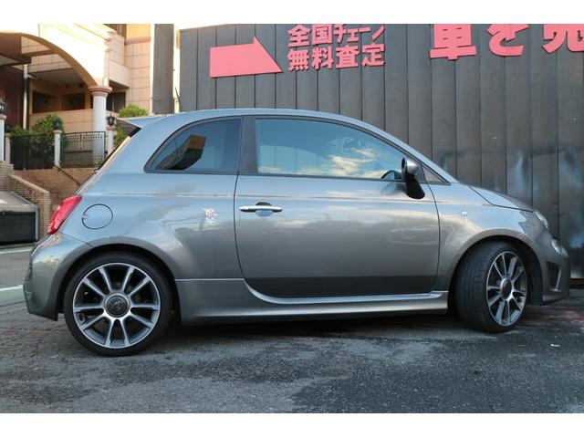 アバルト595 ツーリズモ 赤革シート パドルシフト スポーツモード パイオニアナビ DTV 前後ドライブレコーダー ETC リアバックセンサー(10枚目)