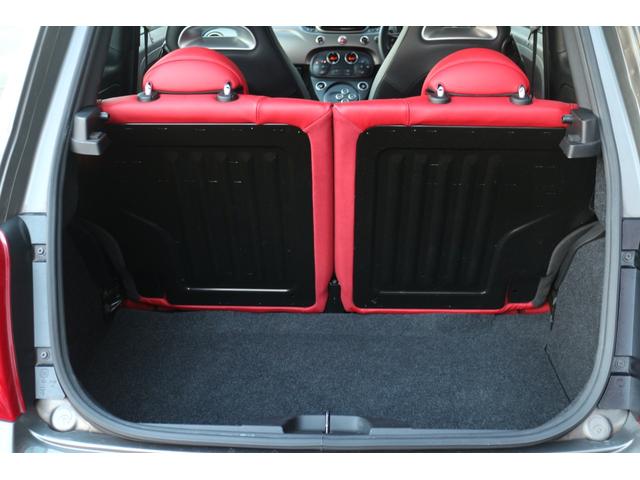 アバルト595 ツーリズモ 赤革シート パドルシフト スポーツモード パイオニアナビ DTV 前後ドライブレコーダー ETC リアバックセンサー(26枚目)