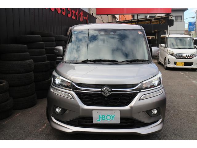 ソリオバンディット ハイブリッドＭＶ　デュアルカメラブレーキサポート　車線逸脱警報　追従クルーズコントロール　アラウンドビューモニター　スマートキー　プッシュスタート　ナビ　バックカメラ　ＥＴＣ　シートヒーター　左Ｒドアパワースライドドア（2枚目）